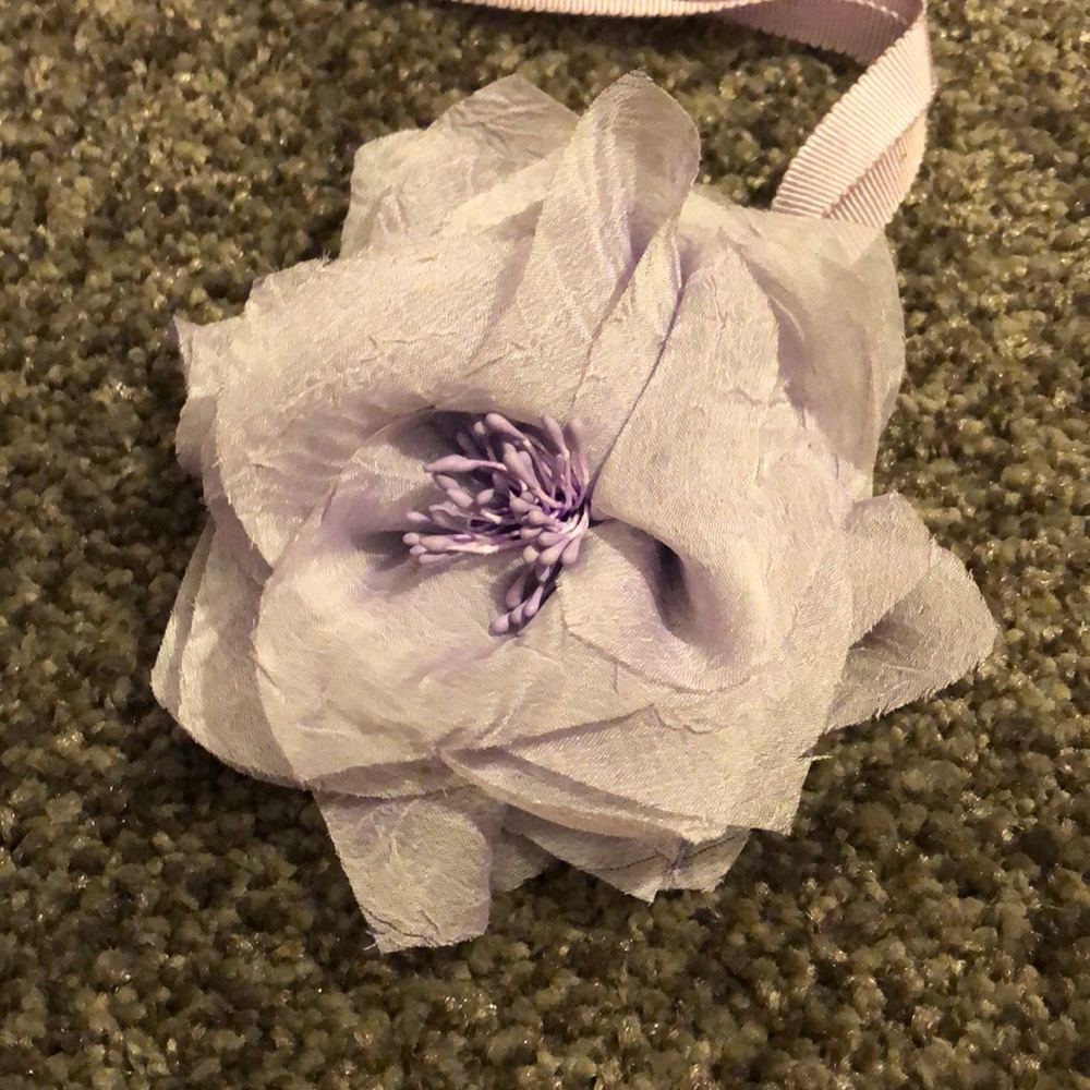 🌸2 for $10🌸 J. CREW Lavender floral ribbon belt